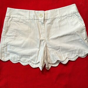 Ann Taylor LOFT Scalloped Shorts